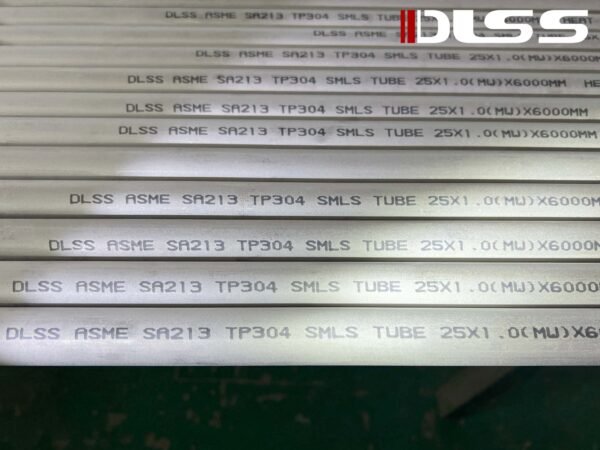 ASME SA213 TP304 Seamless Tube ∅25*1.0(min)*6000mm
