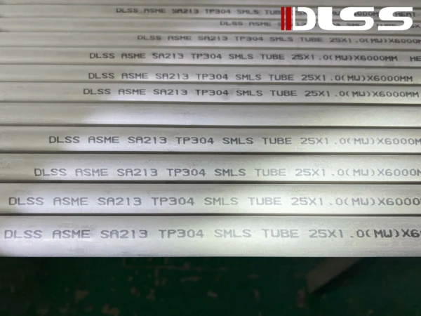 ASME SA213 TP304 Seamless Tube ∅25*1.0(min)*6000mm